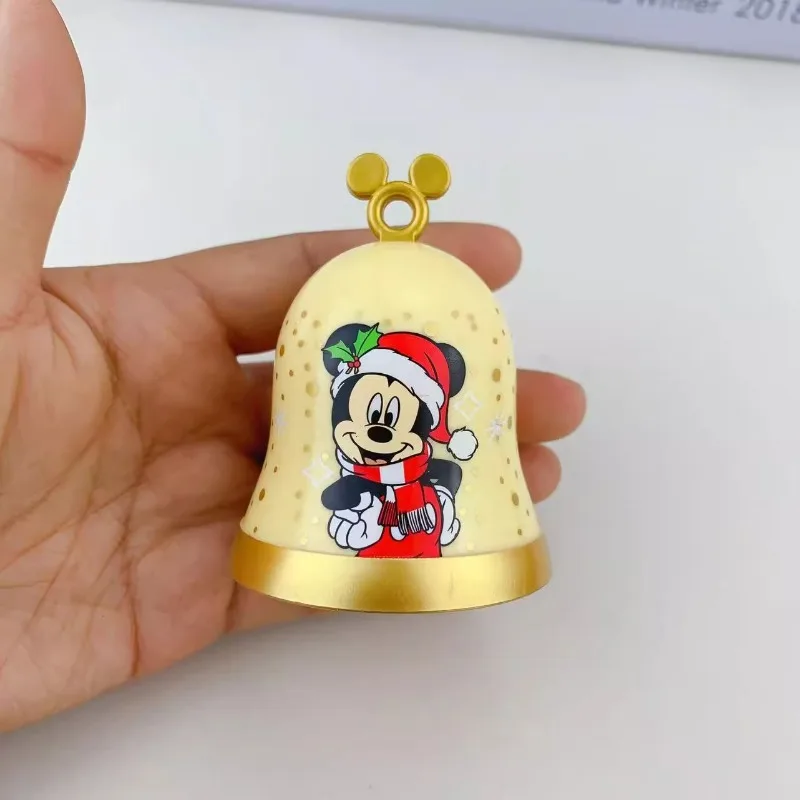 Disney Christmas Cartoon Character Bells Collectible Set Mickey Minnie Donald Duck Holiday Decorations Home Garden Decor view 3