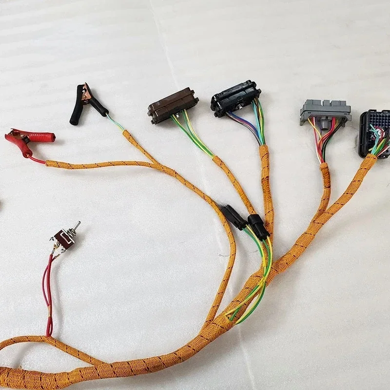 Excavator Engine Test Cable CAT Machinery C6 C7 C9 C11 C13 C15 C18 E324D E326D E327D E329D Wiring Harness 381-2499 3812499