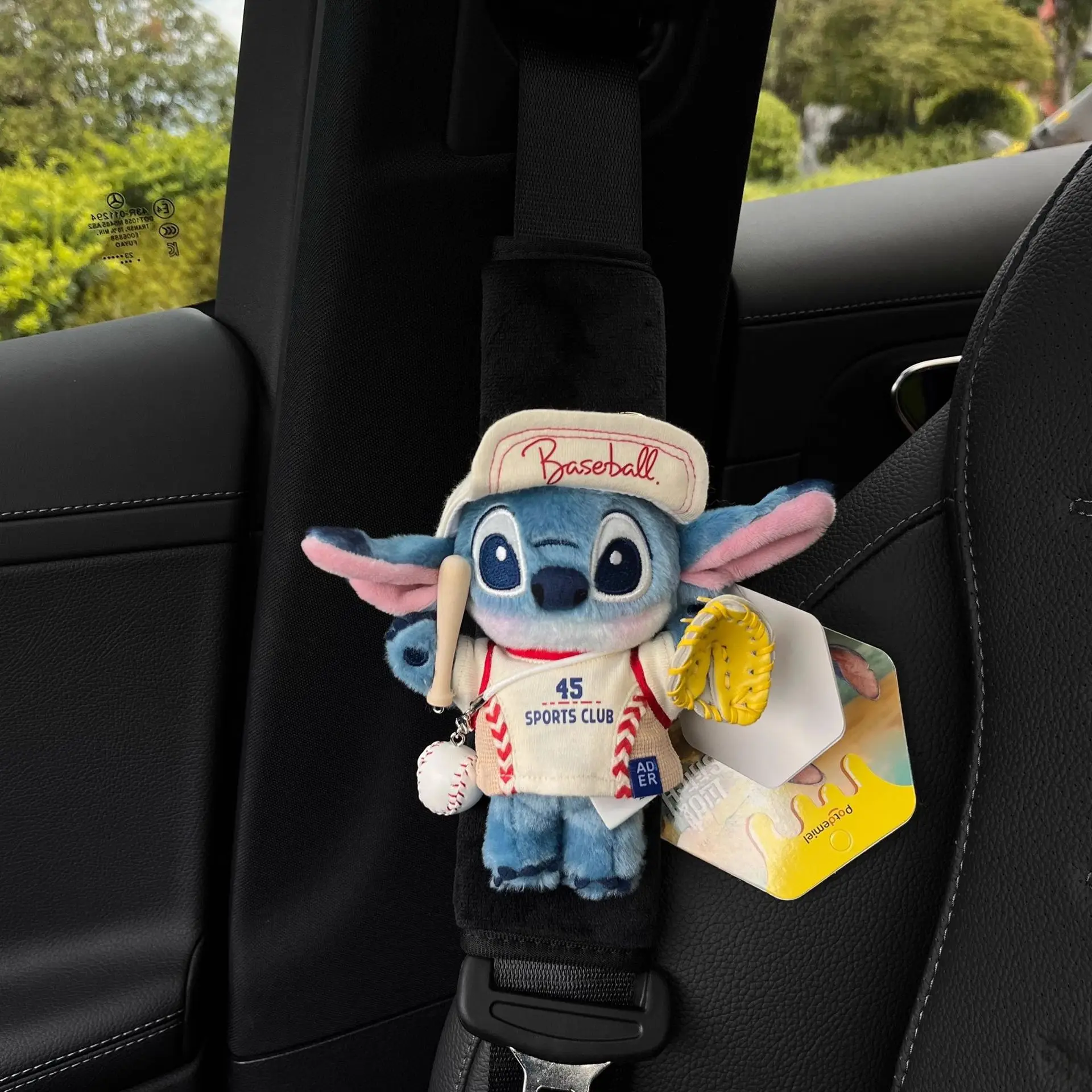 غرزة بلا أسنان لعبة قطيفة مقعد السيارة حزام مشبك الرسوم المتحركة المشتقة تحصيل محشوة دمية هدية للفتيات اكسسوارات السيارات