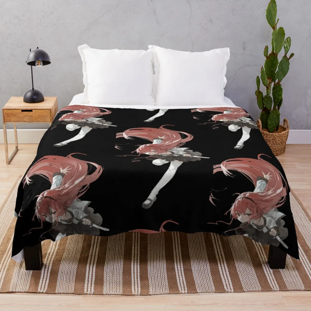 Jobless Reincarnation - Eris Greyrat TShirt Assassin Throw Blanket Travel Beautifuls Personalized Gift Blankets