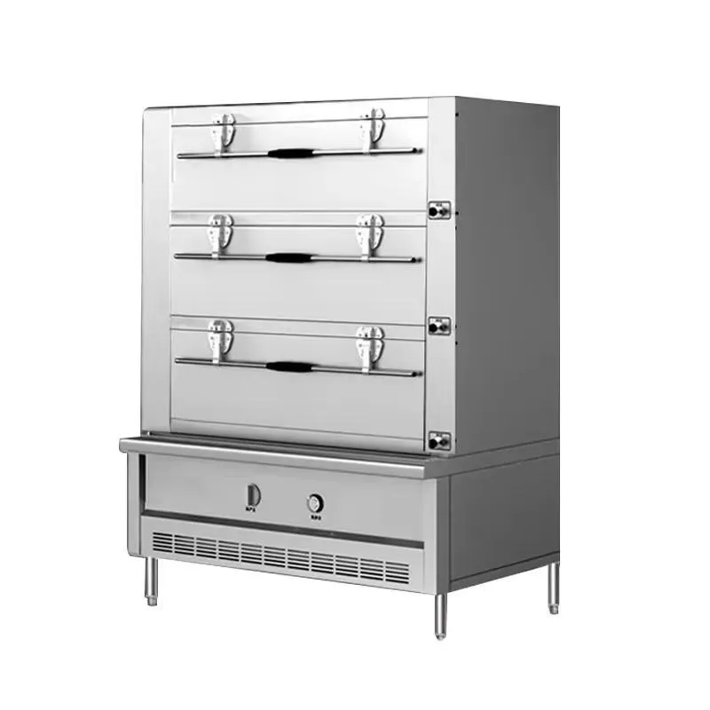 Microwave Oven Steamer for Seafood Vegetable Meat