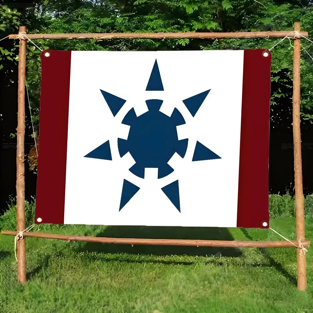creature Fantasy Hydrus Flags Daily Four Ring Borderless Design Indoor Outdoor Decor Easy to Hang Install