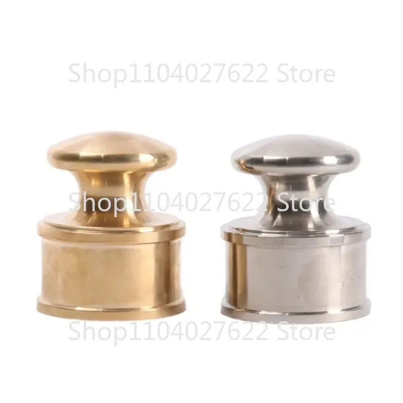 Murcia Town-Main en Cuir Pur Cuivre Acier Inoxydable, Laiton Massif, 1kg, Artisanat Rapide, Outil Carimplanté à la Peau, Pressage DIY, 1Pc