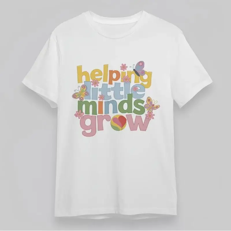 Women'S All Season Classic T Shirt Inclusion Matters With Colorful Flowers