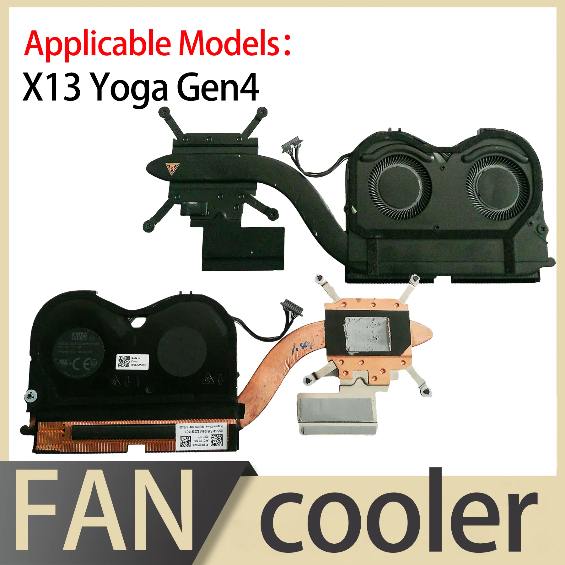 Suitable for Lenovo ThinkPad X13 yoga gen4 Fan cooling module Integrated Graphics Card Fan 5H41B77400 5H41B77357 5H41B77355
