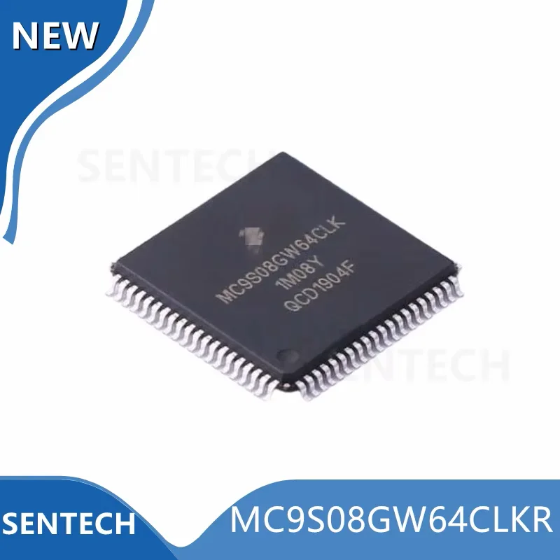 

5PCS New original MC9S08GW64CLKR LQFP-80 8-bit MCU, S08 core, 64KB Flash, 20MHz