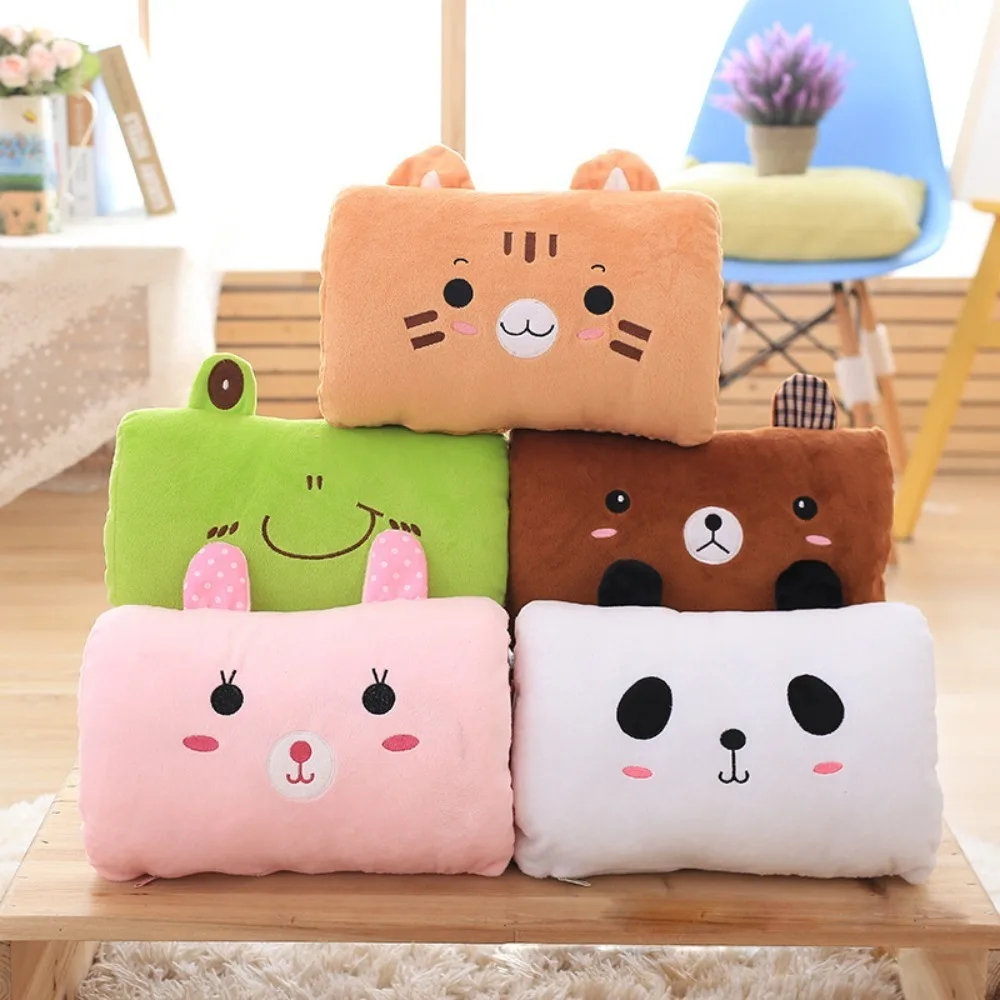 Cuscini di peluche per bambini Scaldamani Guanti Adulti Cartoon Cuscini per pisolino Cuscini Scaldamani creativi Peluche Giocattolo per bambini Regalo