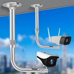 Projector Stand Sturdy Aluminum Alloy Wall Ceiling Mount Bracket Universal 1/4 Inch Screw Hole CCTV Camera Telescopic Support
