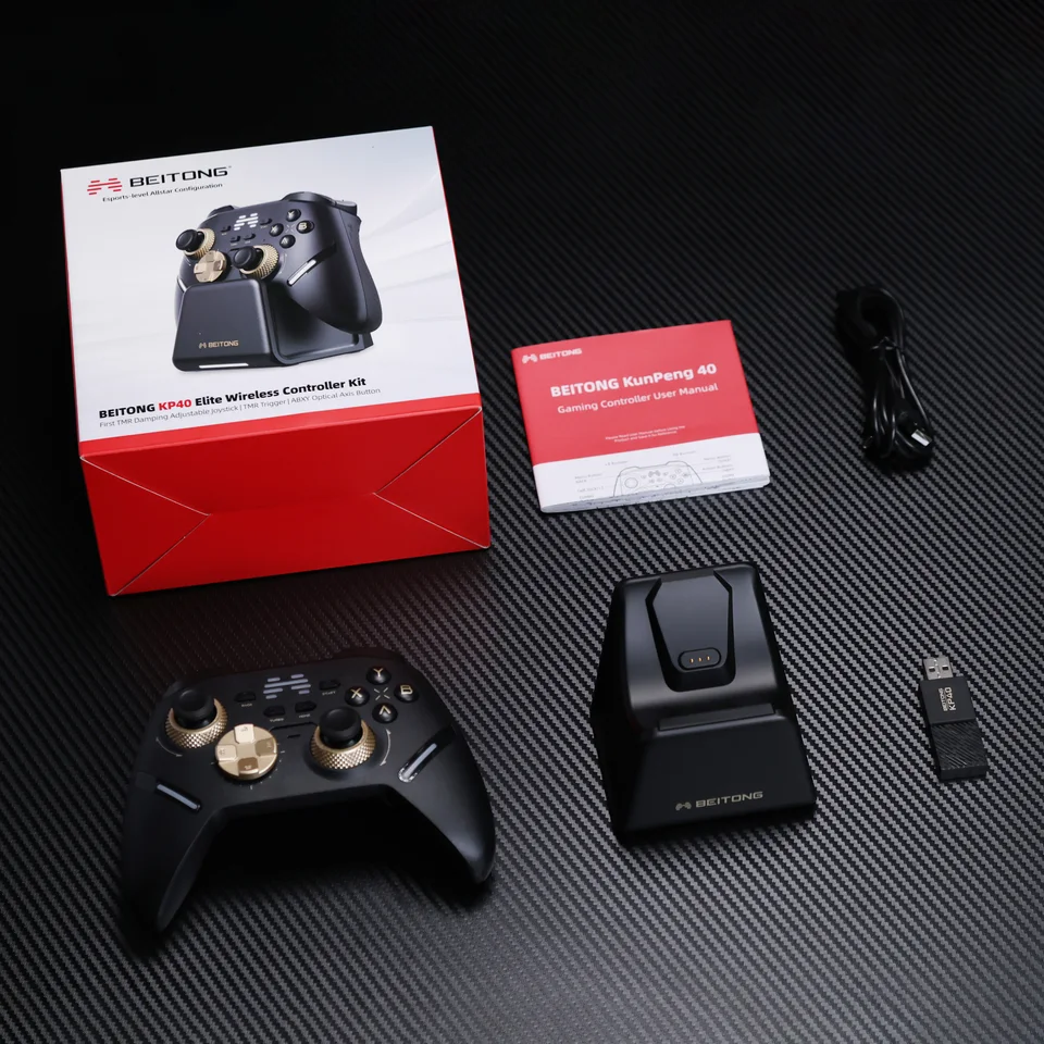 BEITONG KP40 Golden Black Elite Wireless Controller for PC/Switch