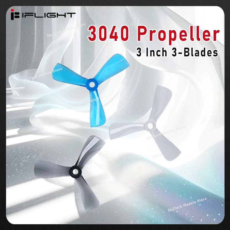 2 Pairs iFlight Nazgul Cine 3040 3-blade props, 3-inch toothpick cinewhoop propellers,compatible with 4S/6S FPV freestyle&racing