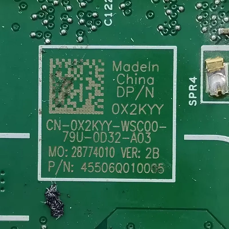 

15298-1 Mainboard CN-0X2KYY 0X2KYY X2KYY For Inspiron 3168 Laptop Motherboard PWB:0NPJH W/N3060 CPU DDR3L 100% Fully Tested Good