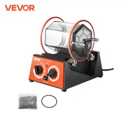 VEVOR 3kg 5kg Rotary Tumbler Superfície Polidor Jóias Tambor Polimento Máquina Gem DIY Mini-Tumbler Acabamento Ferramentas