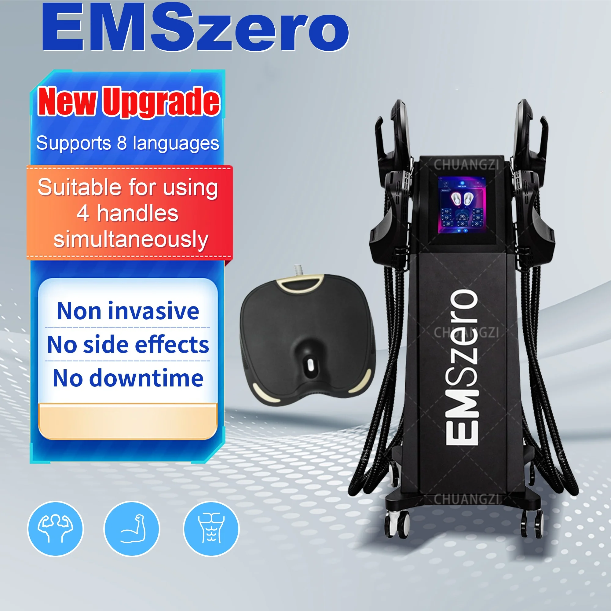 NEW EMS DLS-EMSzero Neo 6500W Hi-emt Body Machine NOVA Muscle Stimulator Shaping Equipment for Salon EMSzero byMedical Spa Profe