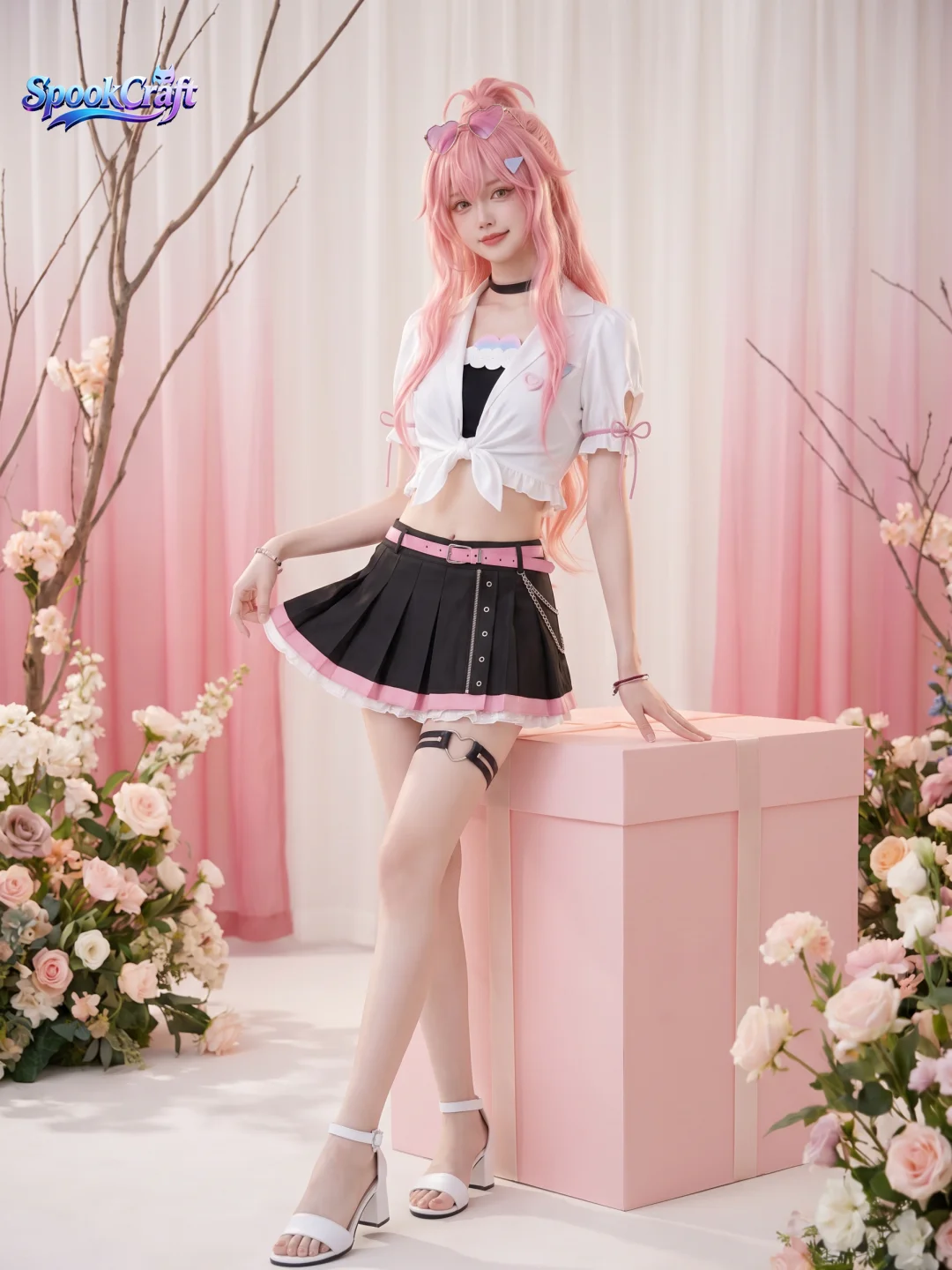 Wuthering Waves Aemeath Summer Concert Collab Cosplay Full Set Game Costume For Comic Con Halloween Stage Show Daily Photoshoot