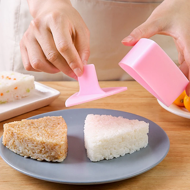 Onigiri Mould,Large Rice Mold Maker Kit, Non Stick Rice Mould For Kid Lunch,Kitchen, Portable Rice Ball Maker