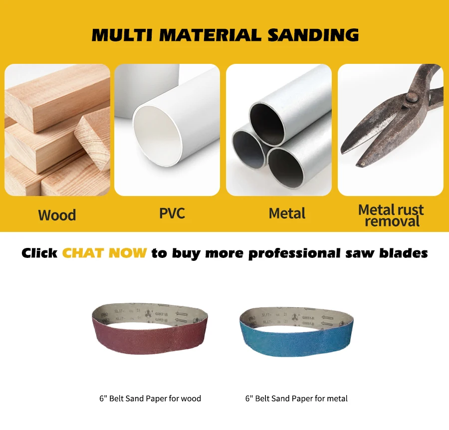 LUXTER Bandschuurmachine 1,5 kW slijpmachine Bench Grinder Sander