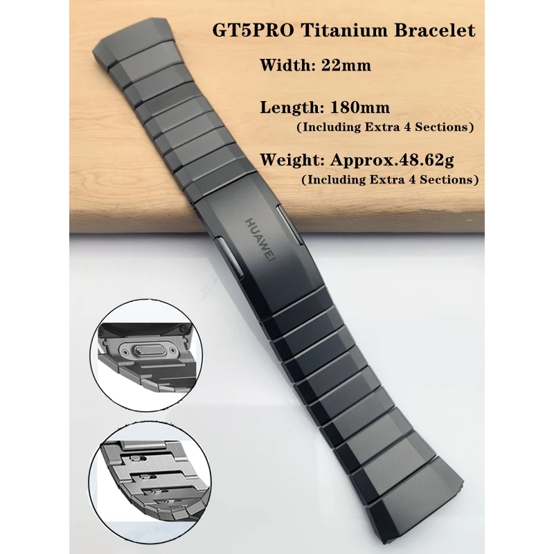 Original 22mm FKM Nylon Composite Watch Strap for Huawei GT5 Watch
