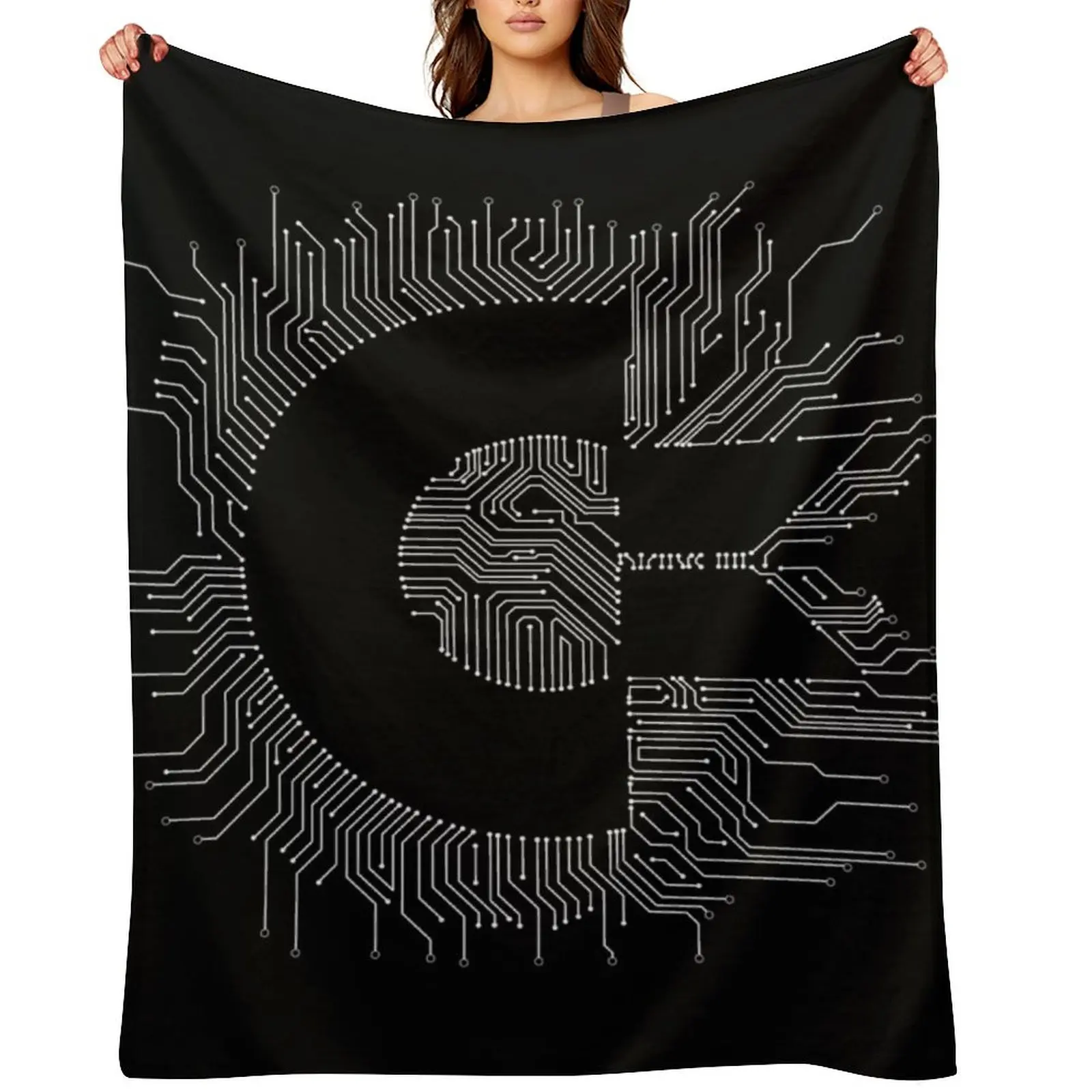 Commodore Circuits Throw Blanket valentine gift ideas christmas decoration Summer warm winter Large Plaid on the sofa Blankets