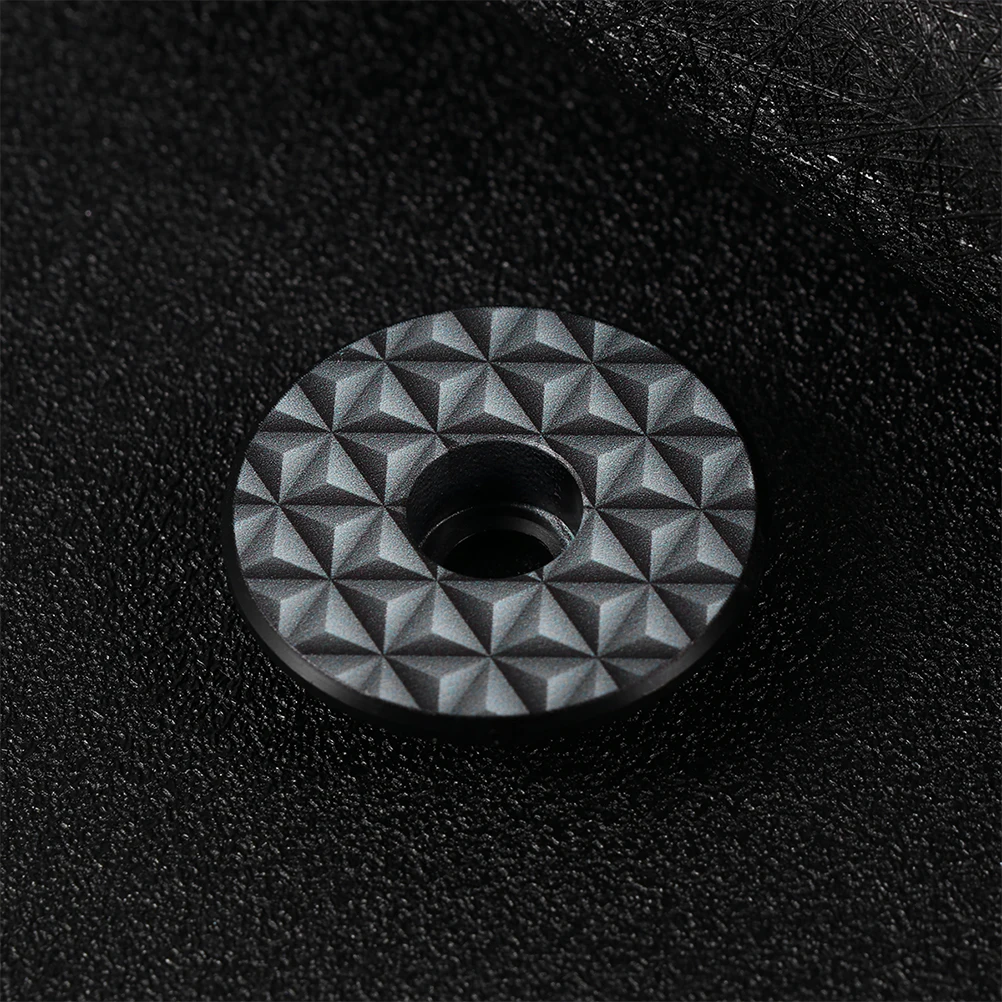 

2pcs Bike Bowl Caps Titanium Alloy Durable Headset Cover for Mountain Road Bikes Lightweight Pressure Resistant No Deformation