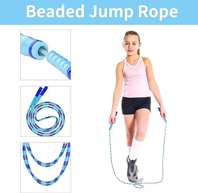 Wholesale Soft Ball Jump Rope for Kids Segmented Adjustable Professional Jump Rope Workout Keeping Fitness Training Equipment