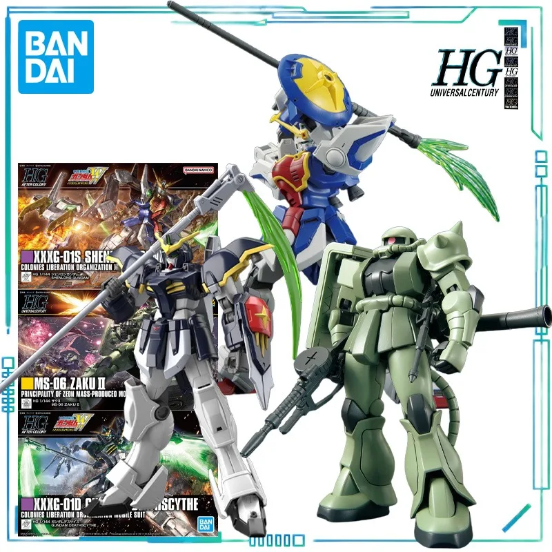 

BANDAI Genuine HGUC Assembly Model Series Normal Version H239 Death Reaper Gundam，H241 Zagu II，H242 Divine Dragon Gundam Model