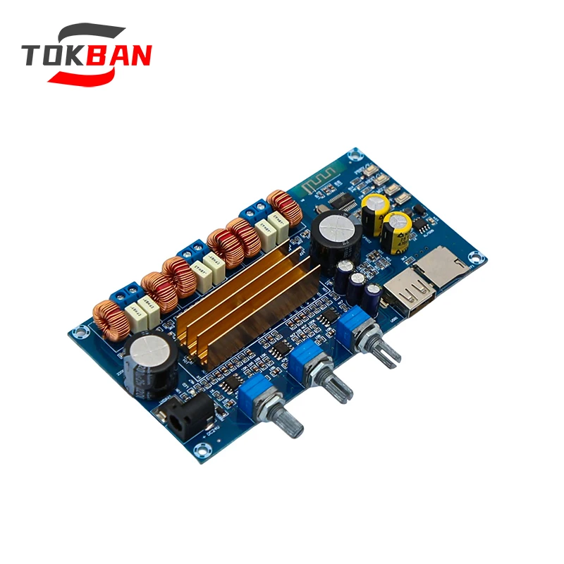 TOKBAN TPA3116 50 واط * 2 + 100 واط 2.1 قناة مكبر للصوت HIFI ستيريو بلوتوث مكبر للصوت مجلس للمسرح المنزلي #1