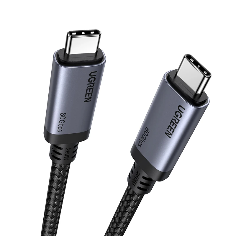 UGREEN PD3.1 240W Kabel USB-C USB4 80Gbps 16K Wyświetlacz Typu C Szybkie ładowanie Kompatybilny z monitorami USB-C MacBook iPad iPhone 17 — zdjęcie produktu 7