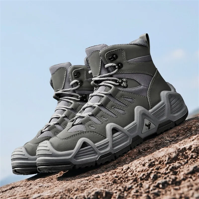 Large Size Outdoor Travel Shoes New 2025 Direct Shipping Wish Cross-Border Shoes Comfortable Leather Casual Footwear for Adults