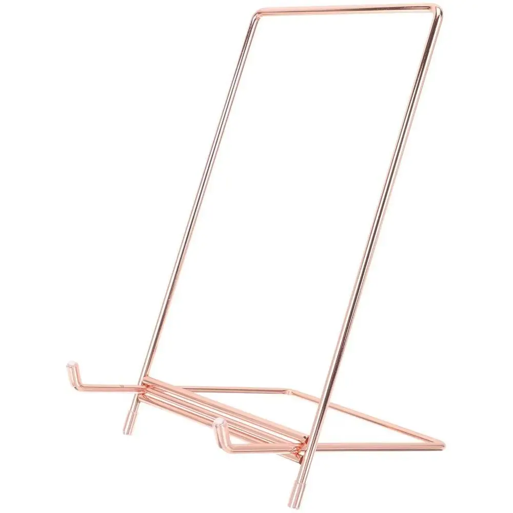 

Practical Metal Magazine Display Stands Iron Art Storage Ornaments Plate Stands Detachable Desk Decoration Dish Rack Tabletop