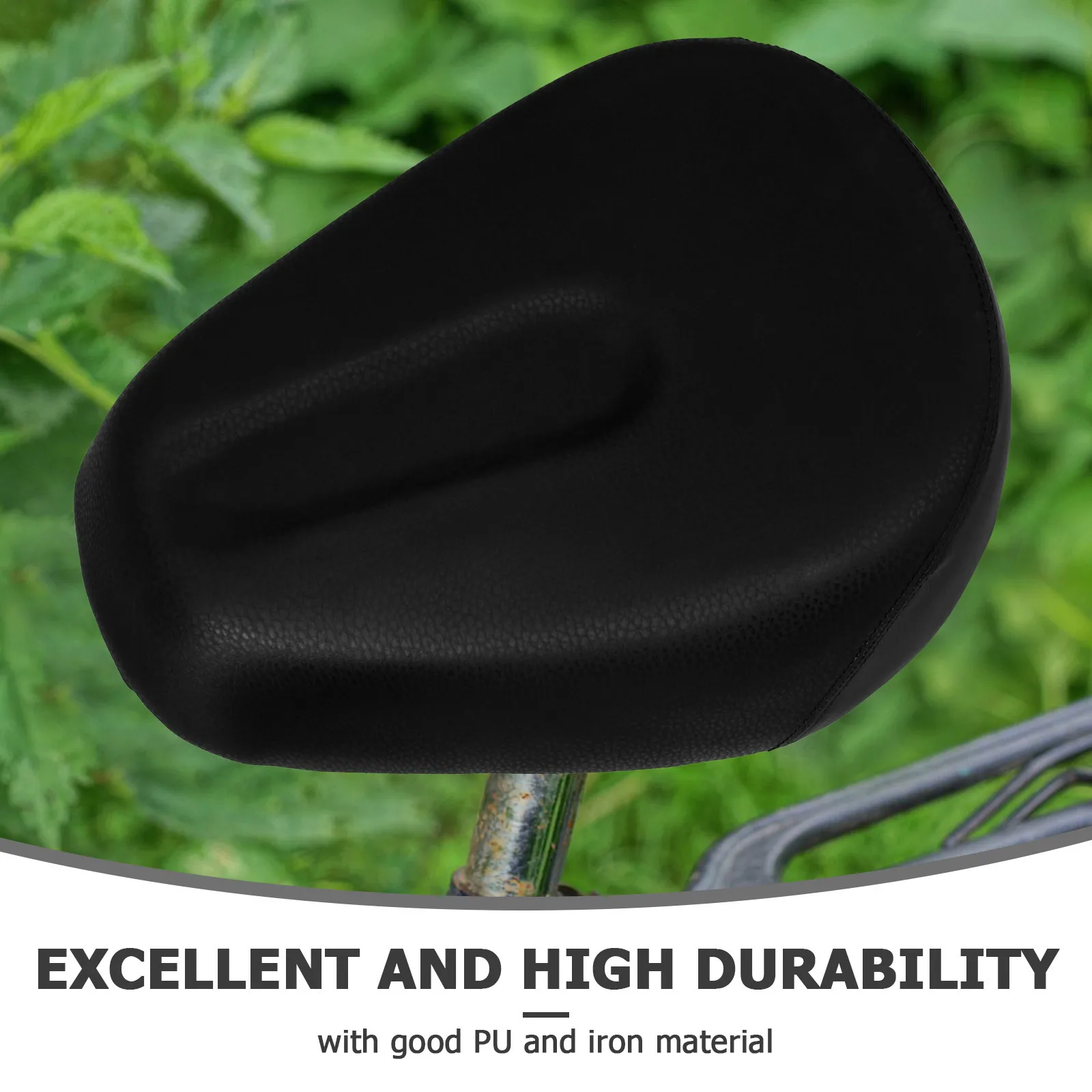 

Electric Bike Seat Replacement Thickened Pu Iron Saddle Comfortable Durable Cycling Pad For Adults Teens Safe Stable Ride