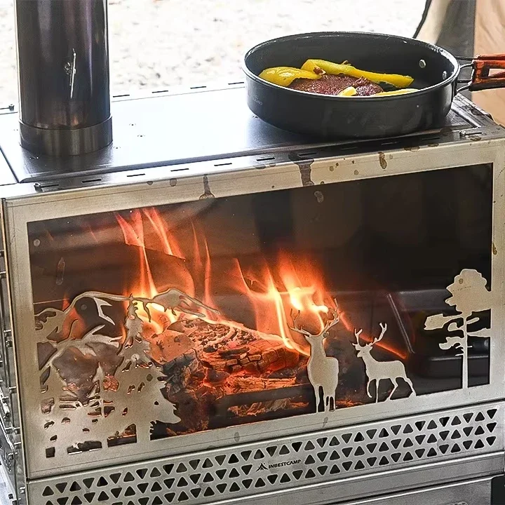 

Portable Outdoor Camping Tent Stove Cookware for Tours and Outdoor Activities