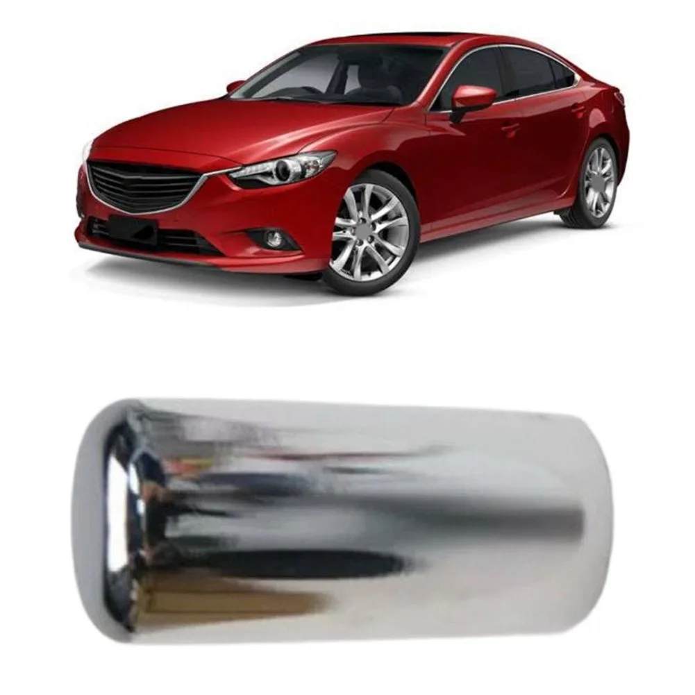 Parking Brake Handle Button Cover Silver ABS Trim For Mazda 6 2013 2014 2015 2016 Direct Replacement Auto Interior