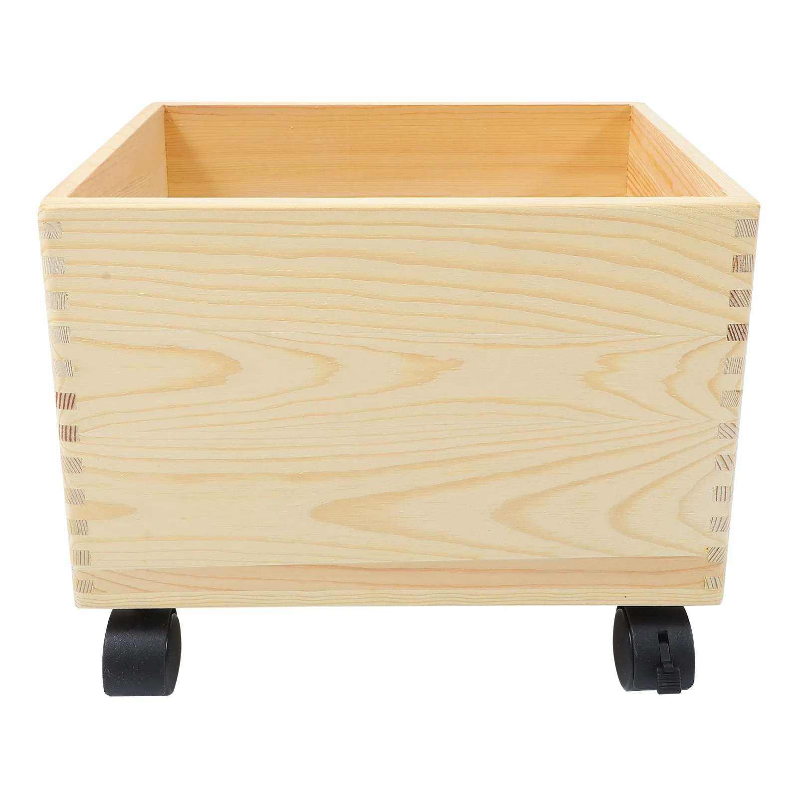 

1pc Wooden Storage Box Multifunctional Household Organizer For Clothes Sundries Decorative Practical Gift Idea