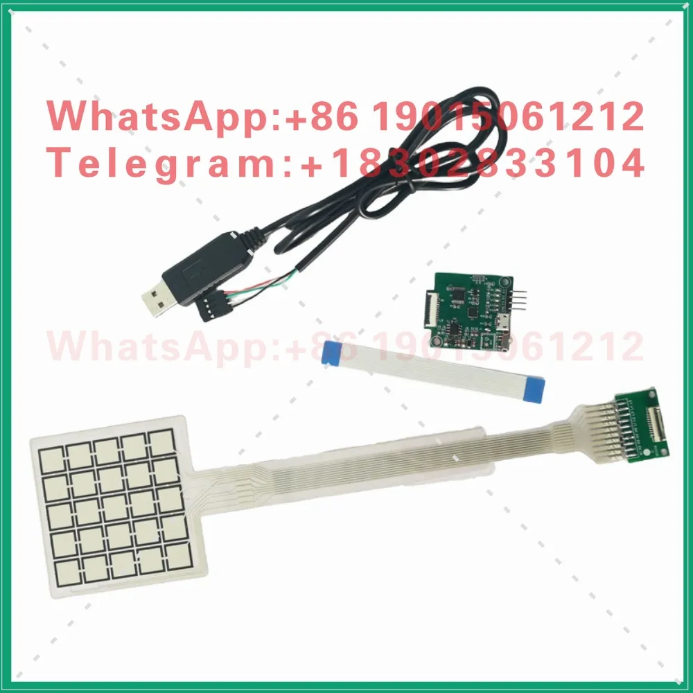 M0505MS Array-type flexible thin-film pressure sensor 5x5 matrix pressure distribution measurement force-sensitive module