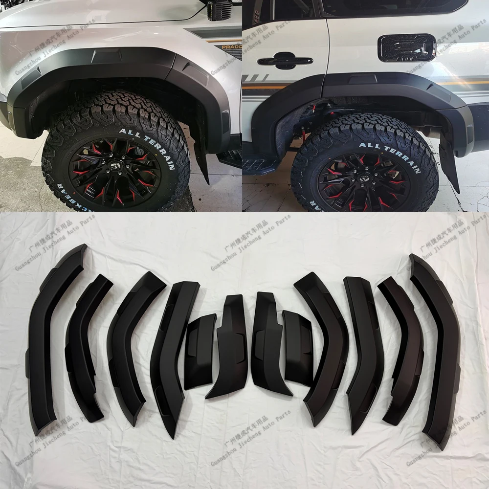 Car Fender Flares Arch Wheel Eyebrow For Toyota Land Cruiser Prado 250 LC250 2024 2025 Wide body Fenders Mudguards Accessories