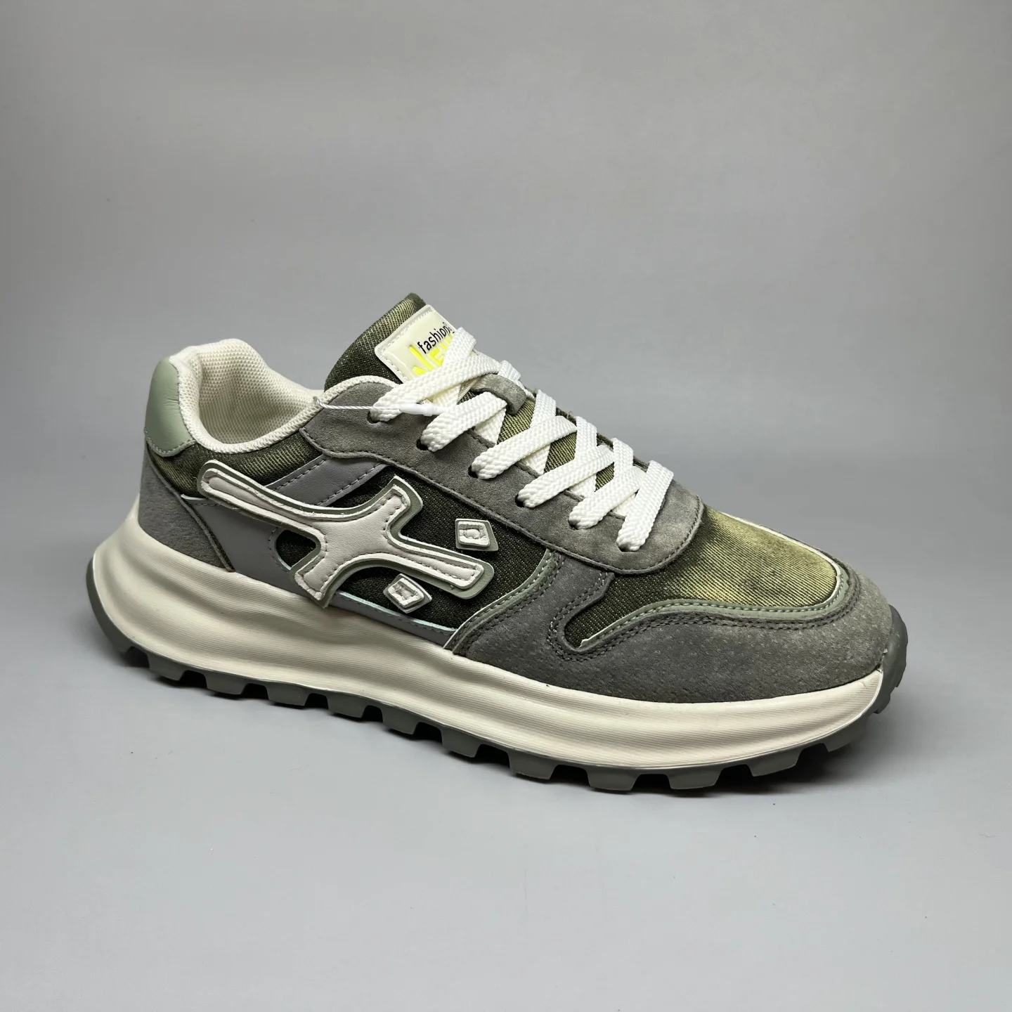 

Men's Retro Sle Spliced Genuine Leather Sports oes Breathable Lightweight Comfortable Casual oes Fall Season New Arrival