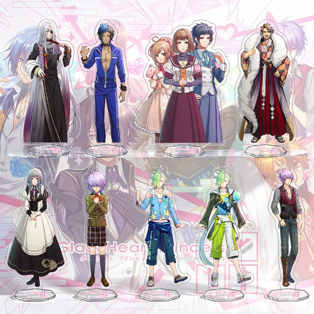 Glass Heart Princess Himeno Kyouko Shin Karasuma Yukito Asahina Tenma Hoshino Kanata Doumyouji Gai Stand Acrylic Keychain