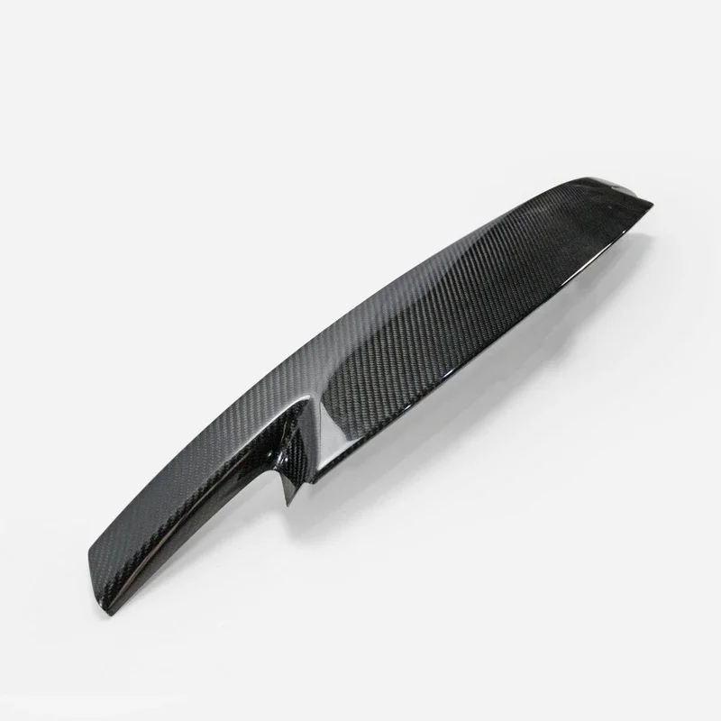 for Mazda   MX5 Miata ND Carbon Fiber Gloss Finished Front Bumper Grill Cover Screw Fixation Premium Car Body Kit