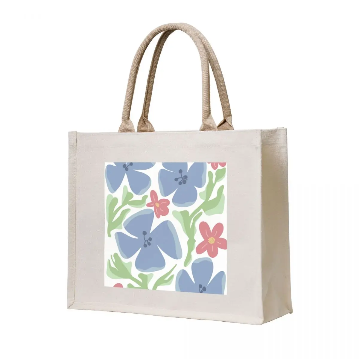 

Flower print Tote Bag shoping bag hand bag bags for women