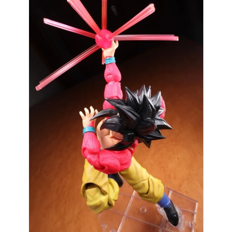 In Stock！100%Original Bandai S.H.Figuarts Dragon Ball GT SSJ4 Super Saiyan 4 Son Goku Action Anime Figures Models Toys Gifts view 3