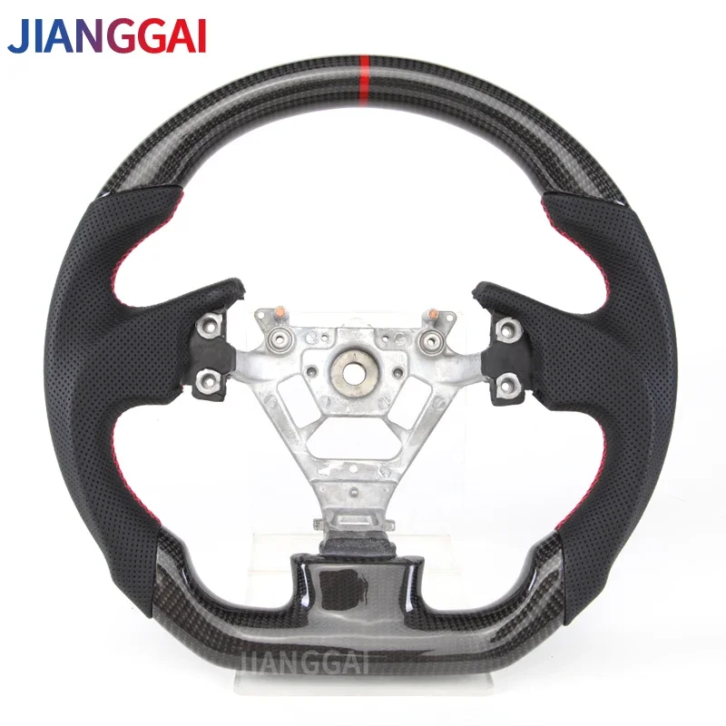 

Carbon Fiber Steering Wheel For Infiniti G35 2004 2005 2006 2007 Car Racing Wheel Perforated Leather Steering Wheel Accessories