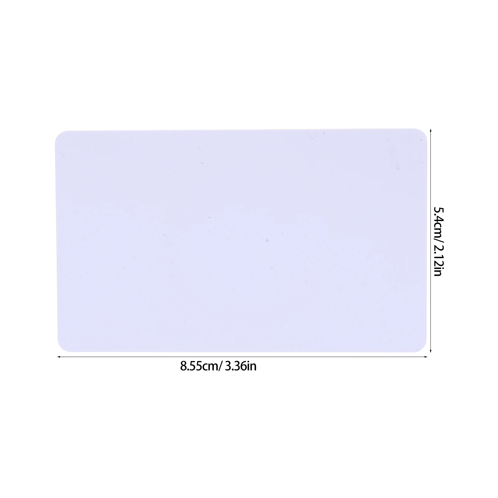 250Pcs Chip PVC Blank Cards Printable Id Membership Badges Student Business Card Printer Supplies Card Page Sleeves