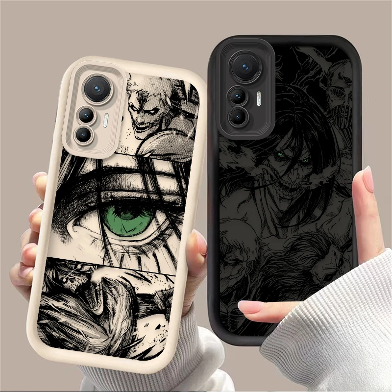 Cool Eye Attack on Titan Phone Case For Xiaomi Poco X7 X6 NEO X5 X3 F8 F7 Ultra F6 F5 Pro F3 M8 M7 M6 Pro 4G 5G M5S Back Cover