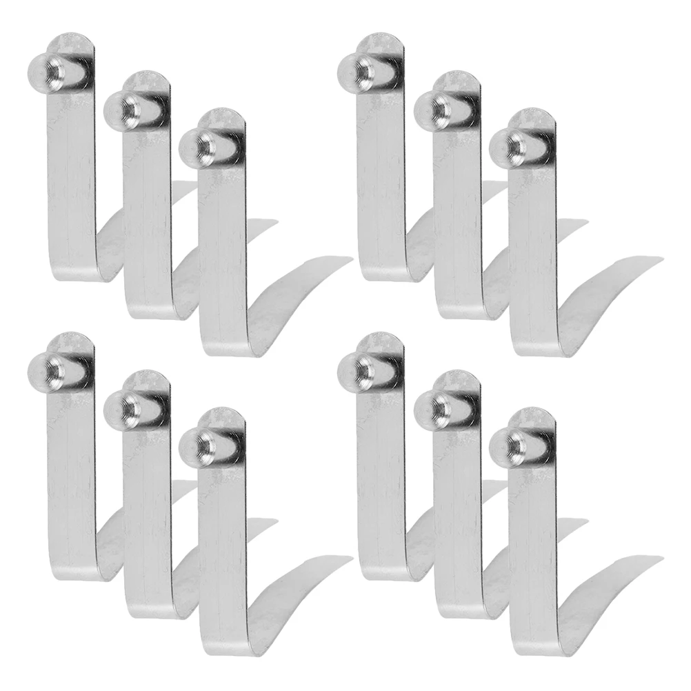 

12pcs Spring Clips for Tent Poles Kayak Paddle Buckle Compression Locking Tube Pin Versatile Sturdy Easy Wide Camping Boating