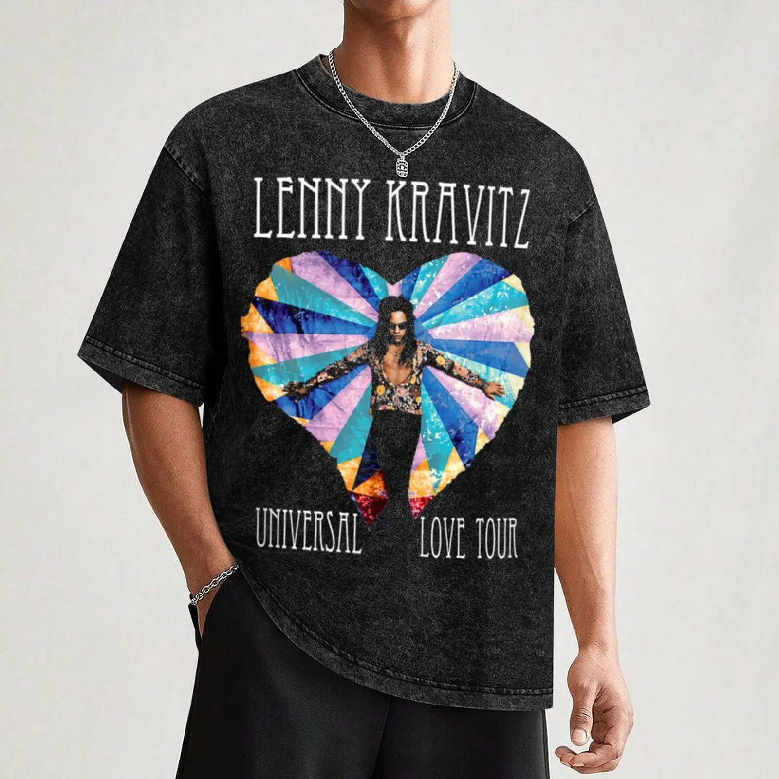 Lenny Kravitz– Universal Love Tour T-Shirt tops new edition shirts t shirts for men