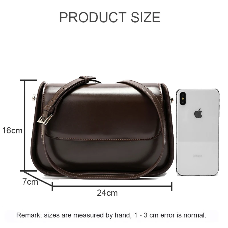 Women\'s Bag Female Elegant Saddle Shoulder Bag 2025 New Fashion Textured Niche Design Cowhide Split Leather Crossbody Messenger
