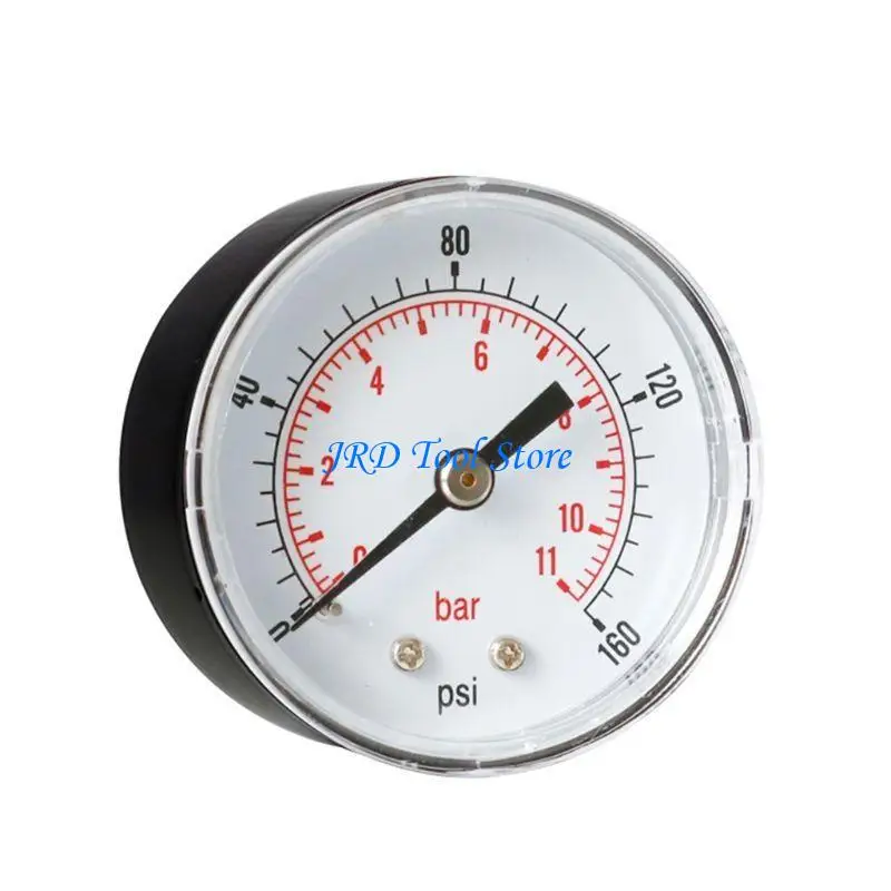 A2UD มาตรวัดความดันมืออาชีพ 52 มม. หน้าปัด 1/4 "แนวนอน BSPT 0/15,30,60.100,160,300 psi & bar