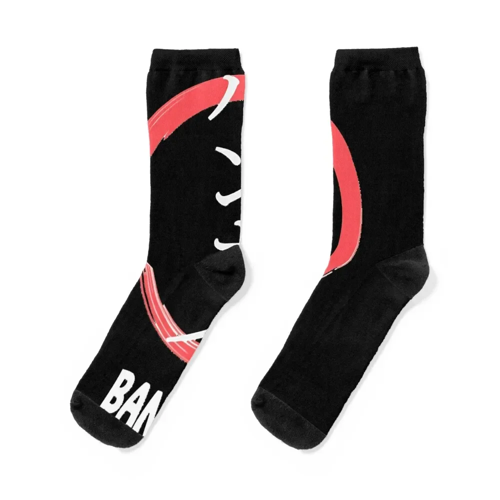 

Bankai kanji Classic Socks japanese fashion New year's Antiskid soccer halloween Socks For Man Women's