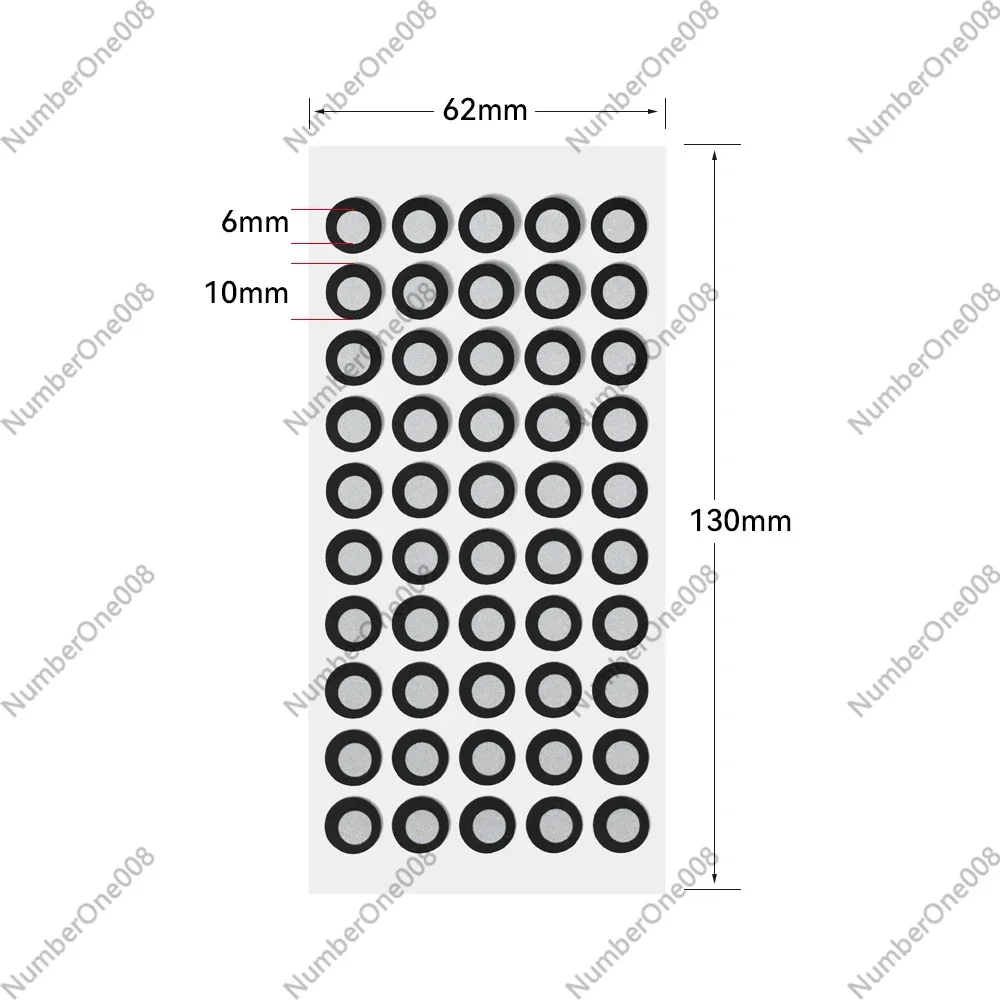 1000 Dots 6mm Highly Reflective Markers for 3D Scanner, High Accuracy Reference Points 6.0mm Inner Diameter