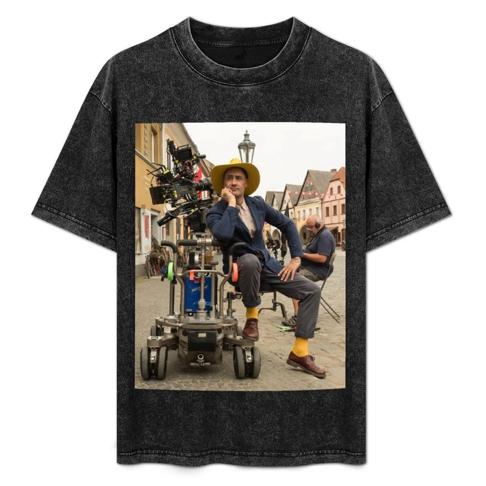 Camiseta taika waititi de talla grande, top informal sencillo